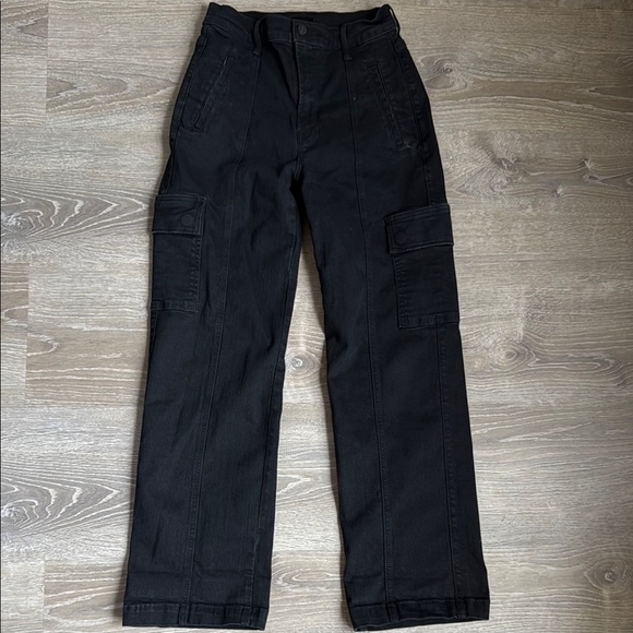 MOTHER The Rambler High Rise Cargo Ankle Jeans in Not Guilty - Picture 2 of 13